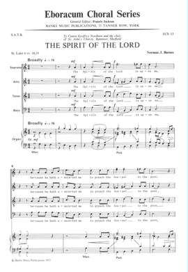 Barnes: Spirit Of The Lord, The