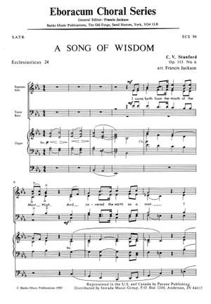 Stanford: Song Of Wisdom, A