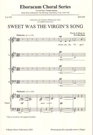 Barsham: Sweet Was The Virgin's Song