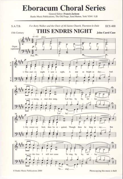 Case: This Endris Night