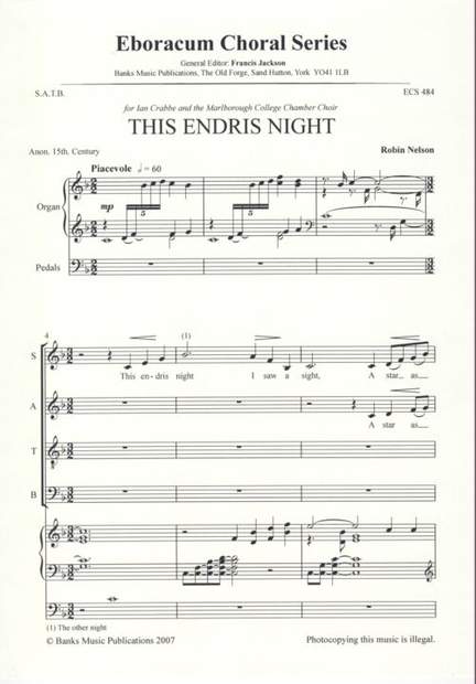 Nelson: This Endris Night