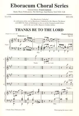 Jackson: Thanks Be To The Lord