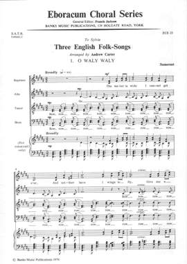Carter: Three English Folk Songs