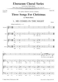 Bates: Three Songs For Christmas