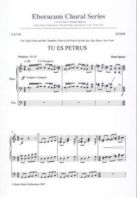 Spicer: Tu Es Petrus