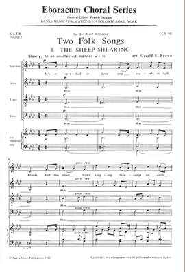Brown: Two Folk Songs