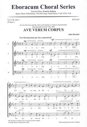 Bertalot: Ave Verum Corpus