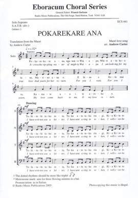 Carter: Pokarekare Ana