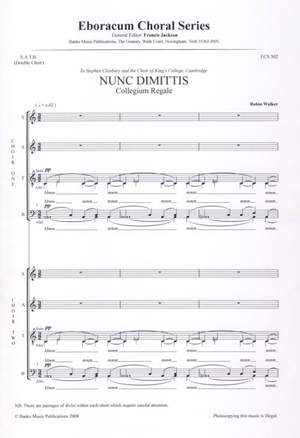 Walker: Nunc Dimittis (Collegium Regale)