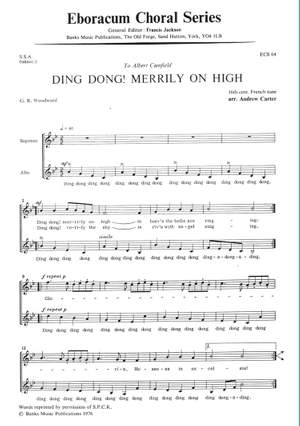 Carter Ding Dong Merrily On High Presto Music