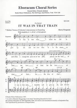Ferguson: It Was In That Train