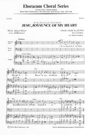 Lindley: Jesu Joyaunce Of My Heart