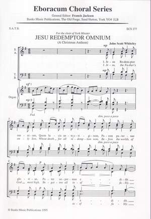 Whiteley: Jesu Redemptor Omnium