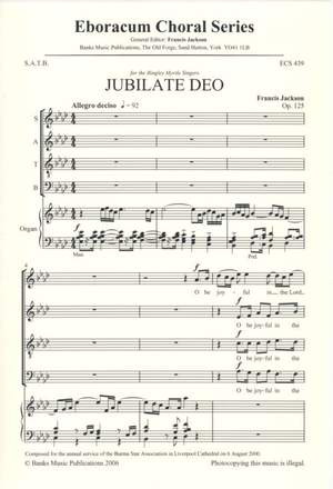 Jackson: Jubilate Deo