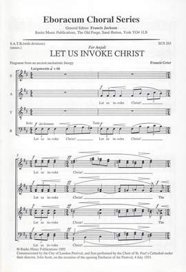 Grier: Let Us Invoke Christ
