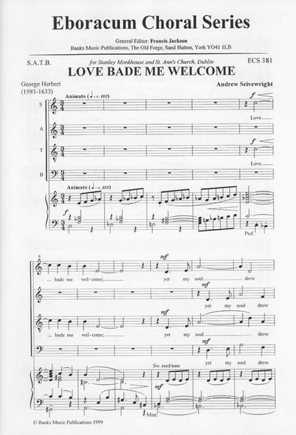 Seivewright: Love Bade Me Welcome