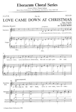 Hann: Love Came Down At Christmas