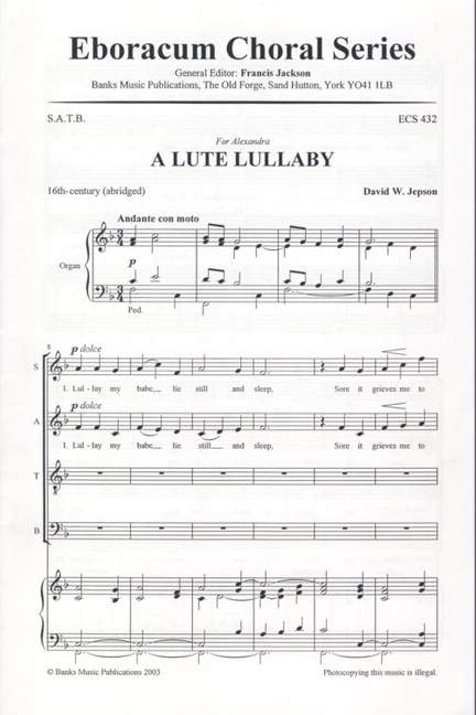 Jepson: Lute Lullaby, A