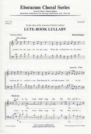 Sanger: Lute-Book Lullaby