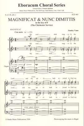 Vann: Magnificat & Nunc Dimittis