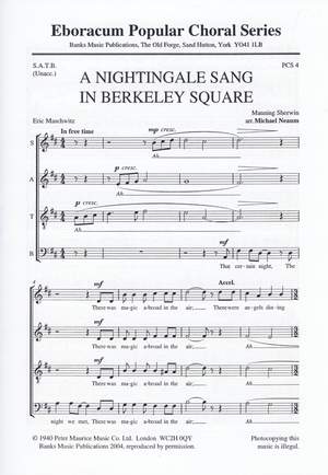 Sherwin: Nightingale Sang In Berkeley Square, A