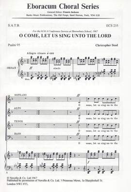 Steel: O Come Let Us Sing Unto The Lord