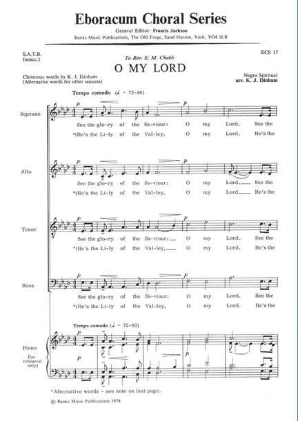 Dinham: O My Lord
