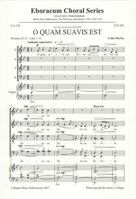 Mawby: O Quam Suavis Est