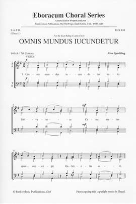 Spedding: Omnis Mundus Iucundetur