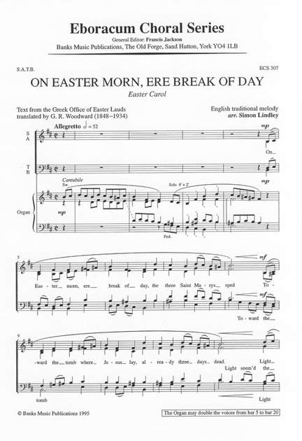 Lindley: On Easter Morn