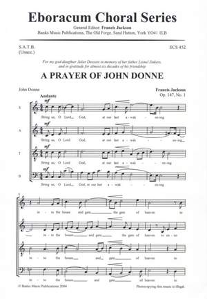 Jackson: Prayer Of John Donne, A