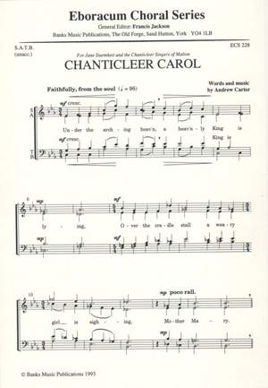 Carter: Chanticleer Carol