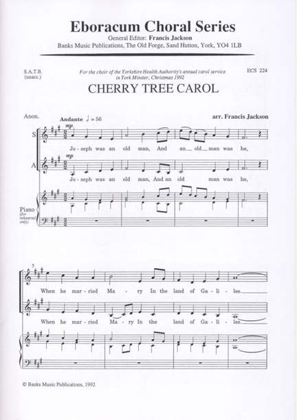 Jackson: Cherry Tree Carol