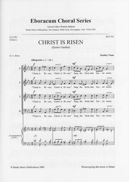 Vann: Christ Is Risen