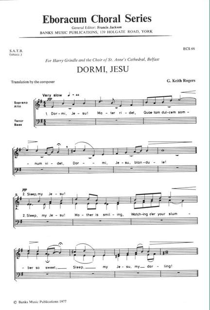Rogers: Dormi Jesu
