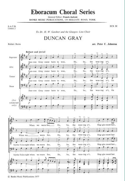 Johnston: Duncan Gray