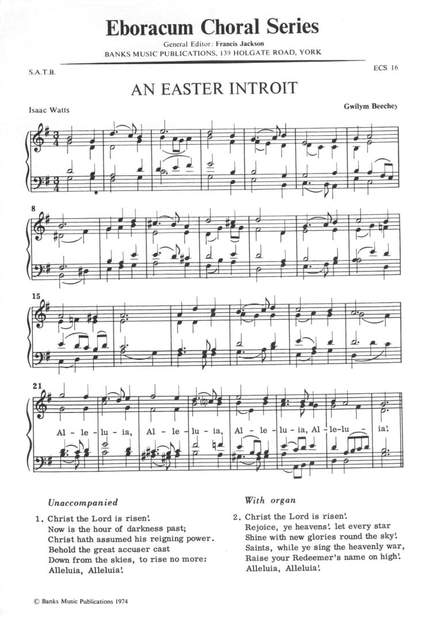 Beechey: Easter Introit, An
