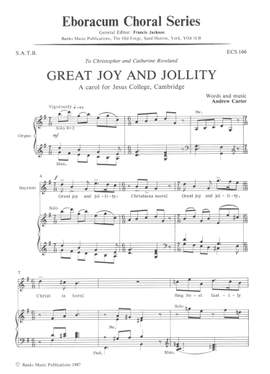 Carter: Great Joy And Jollity