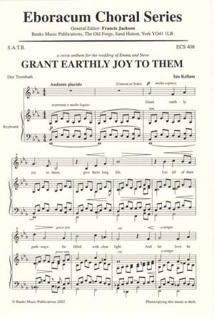Kellam: Grant Earthly Joy To Them