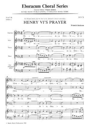 Jackson: Henry Vi's Prayer
