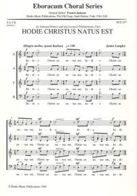 Langley: Hodie Christus Natus Est