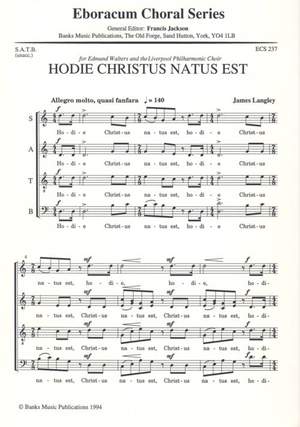 Langley: Hodie Christus Natus Est