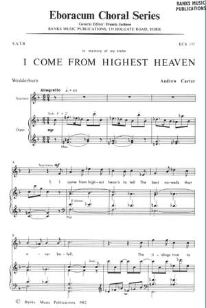 Carter: I Come From Highest Heaven