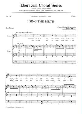 Praetorius: I Sing The Birth