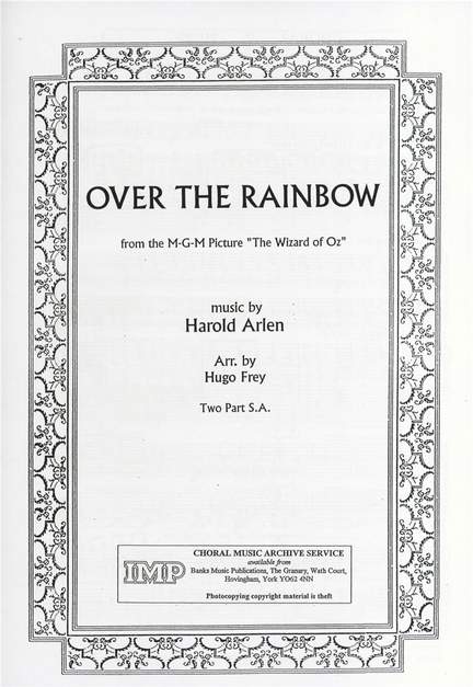 Arlen: Over The Rainbow