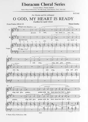 Lindley: O God My Heart Is Ready