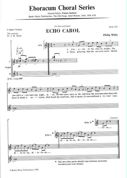 Wilby: Echo Carol