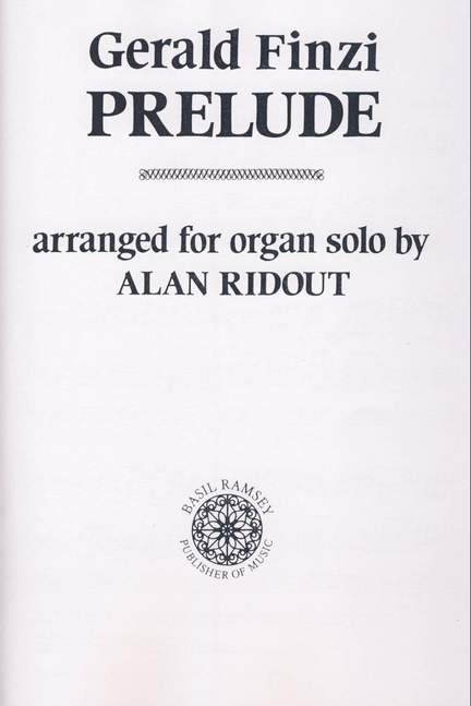 Finzi: Prelude