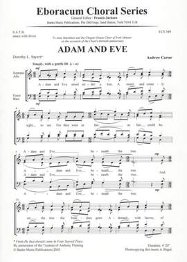 Carter: Adam And Eve
