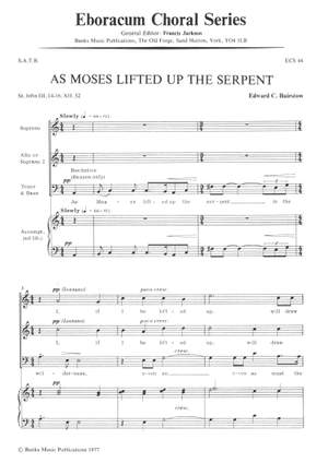 Bairstow: As Moses Lifted Up The Serpent